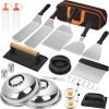 Griddle Accessories Kit, 25PCS Flat Top Grill Accessories Set for Blackstone and Camp Chef