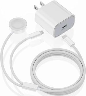 2-in-1 USB C Watch Charger