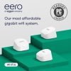 Amazon eero 6+ mesh wifi system – Supports internet plans up to a Gigabit, Coverage up to 4,500 sq. ft., Connect 75+ devices, 3-pack
