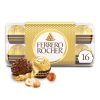 Ferrero Rocher 16-Count Milk Chocolate Hazelnut Gift Box 
