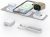 Wireless Charger 3 in 1, Magnetic Foldable Wireless Charging Station for Apple Devices